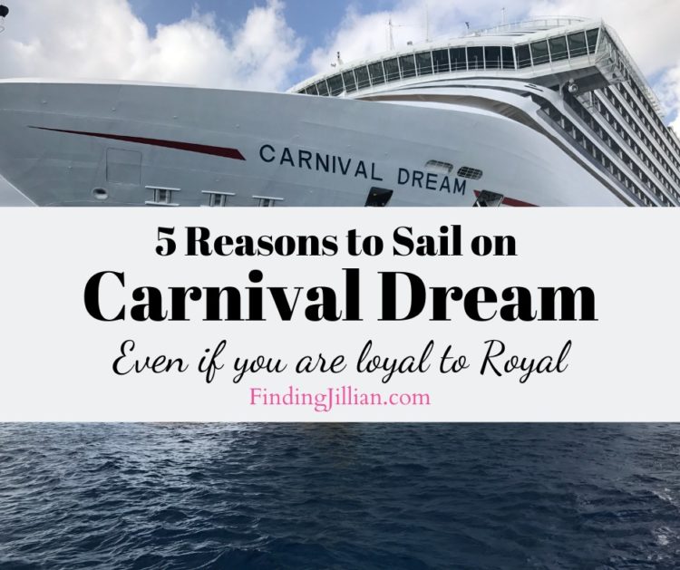 feature image for Carnival Dream blog post