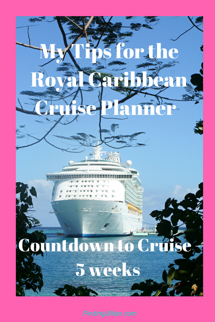 image of cruise ship with promotion for cruise planner 