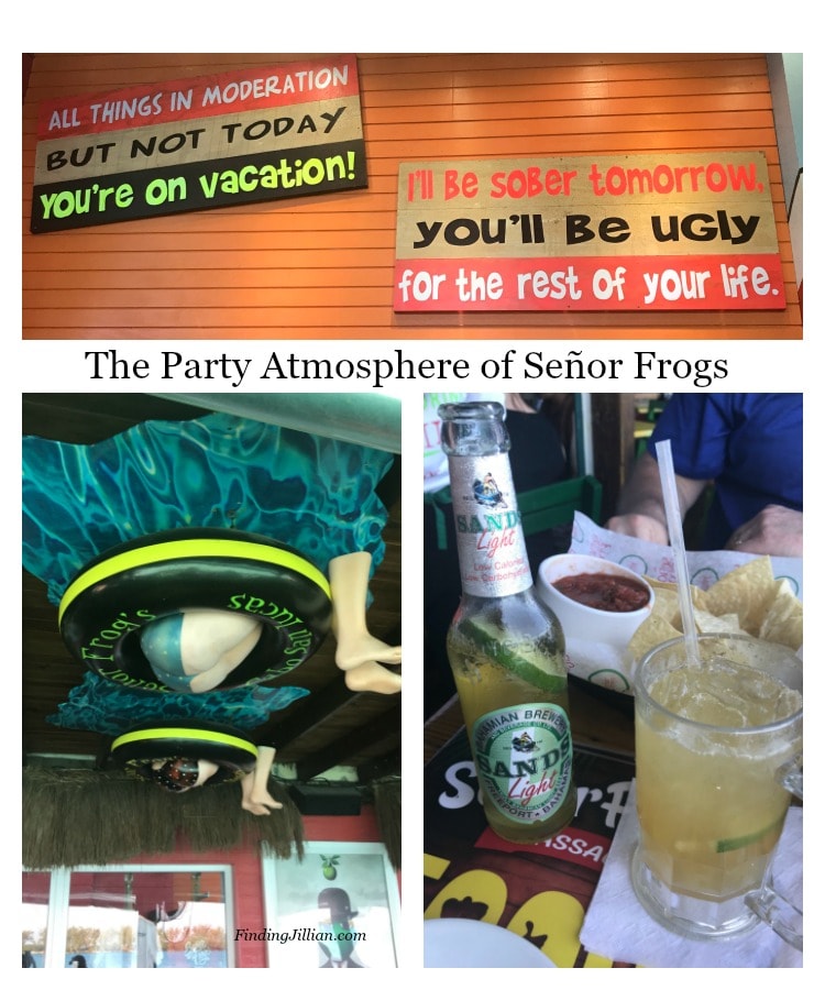 Cruise Port Visit to Nassau Señor Frogs FindingJillian Blog