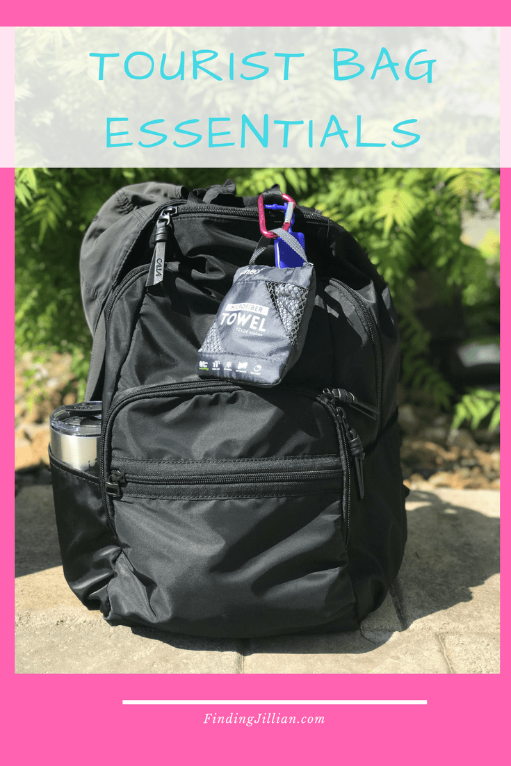 Tourist Bag Essentials Packed Finding Jillian Blog