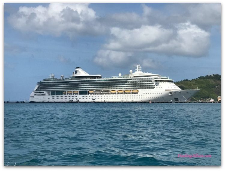 Image of Jewel of the Seas cruise ship docked in Grenada