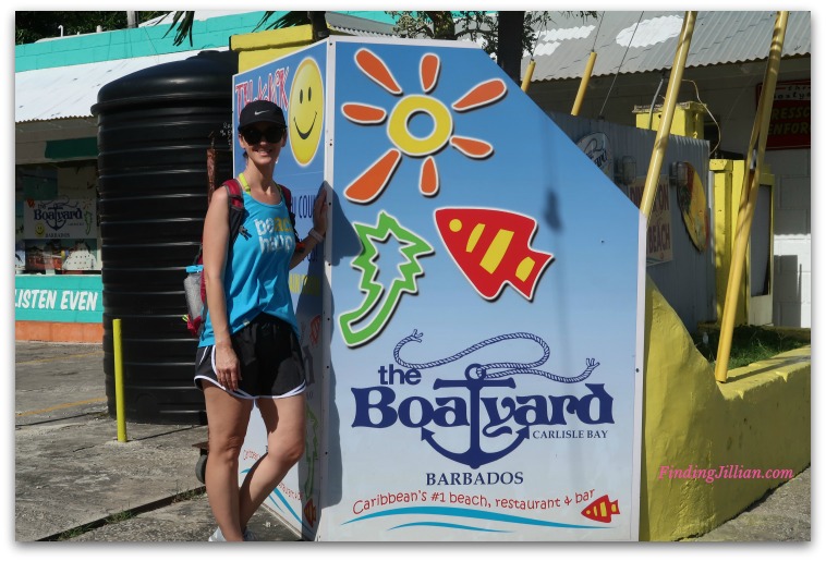 The Boatyard sign in Barbados