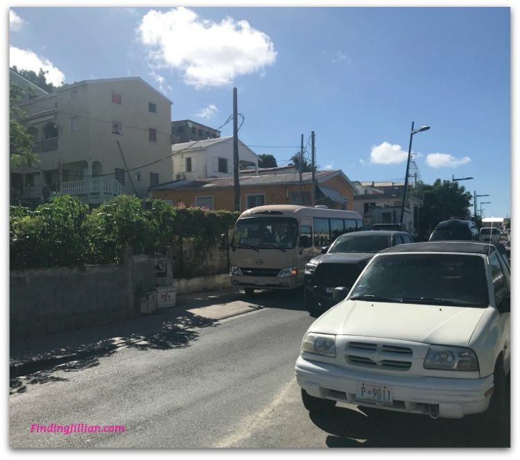 Image of traffic in St. Maarten
