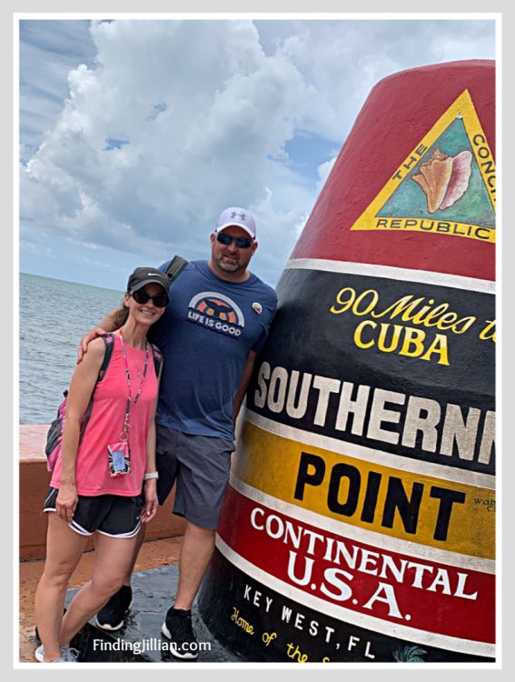 image of southernmost point cruise port day in key west