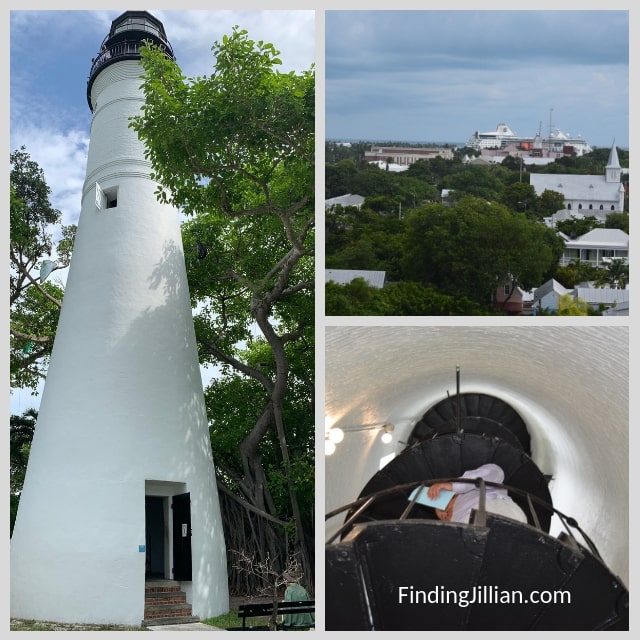 collage of key west lighthouse