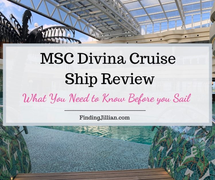 feature image for MSC Divina Ship Review