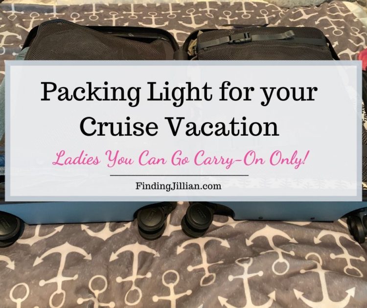 feature blog image for pack light for your cruise