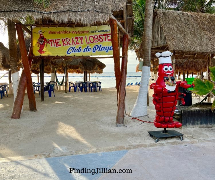 image of the Krazy Lobster in Mahahual Mexico