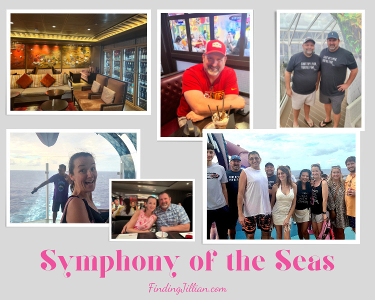 picture collage from Symphony of the Seas cruise ship