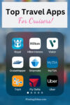 Pinterest image of travel apps for cruisers