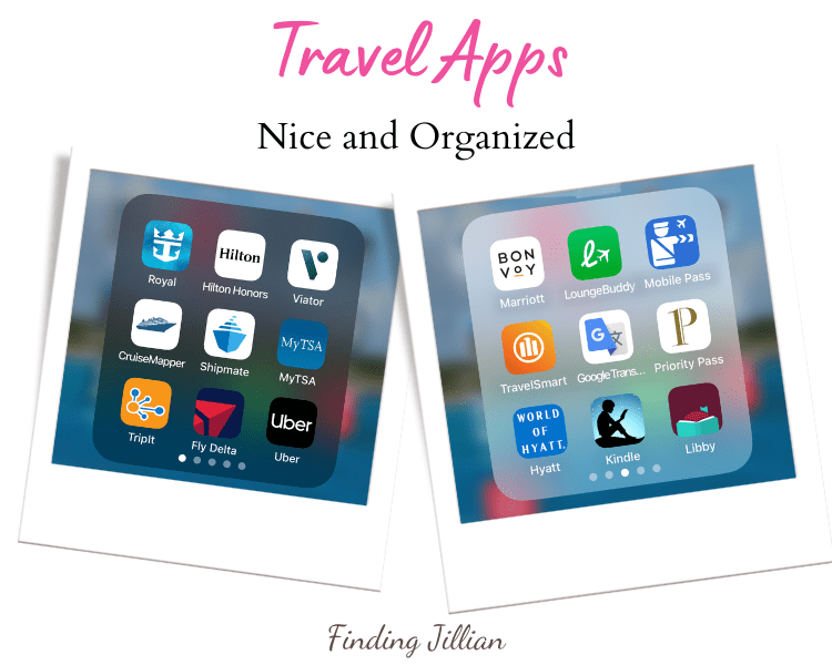 image of travel apps collage