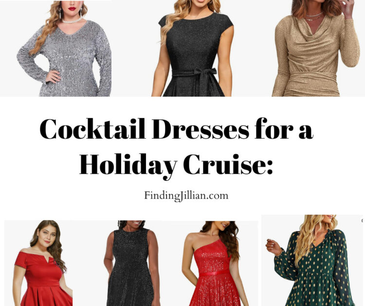feature image for blog post - 13 Fun Cocktail Dresses for a Holiday Cruise: Easy to Pack